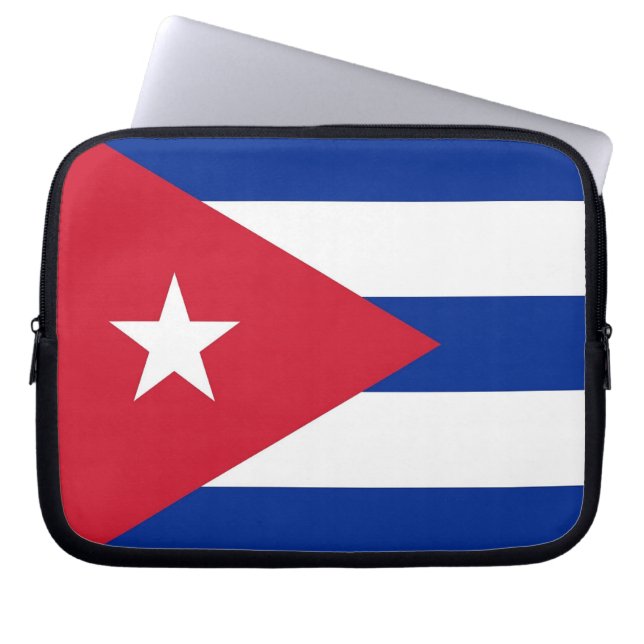 Cubanese Flag Laptop Sleeve (Front)