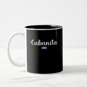 Cubanita Cuba libre flag Two-Tone Coffee Mug