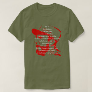 Cubano, Socialista y Comunismo Men's T-Shirt
