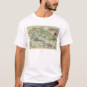 CubaPanoramic MapCuba T-Shirt