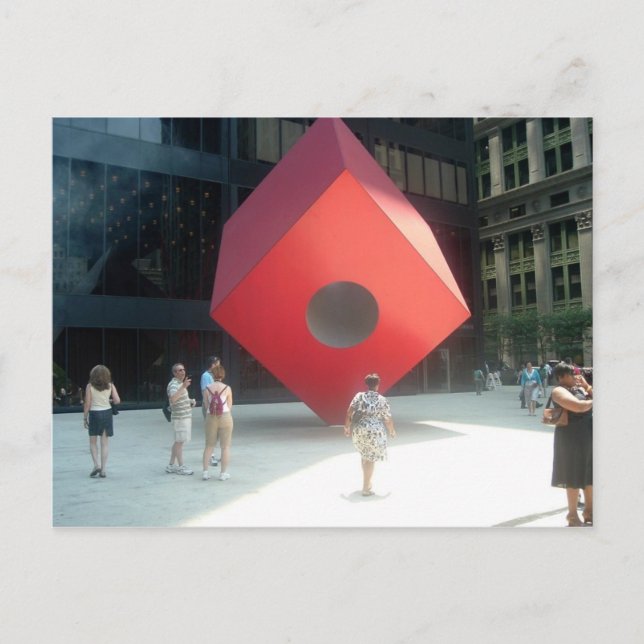 CUBE AT 140 BROADWAY POSTCARD (Front)