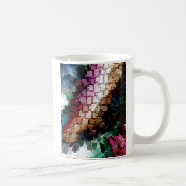Cube Centric Dark Wind Coffee Mug (Right)
