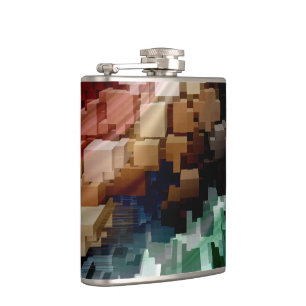 Cube Centric Dark Wind Hip Flask