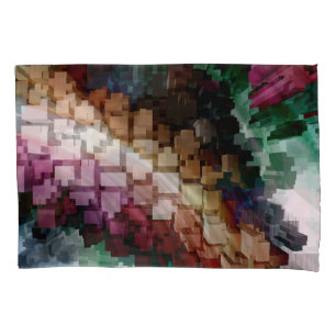 Cube Centric Dark Wind Pillowcase