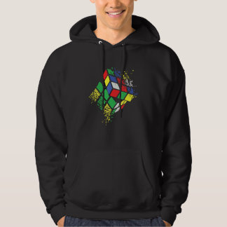 Cube Colourful Awesome Graphic Hoodie