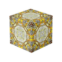 Cube d'art de l'imagination du néon