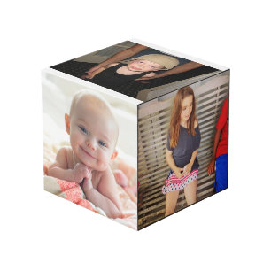 Cube fait sur commande en photo avec l'image et