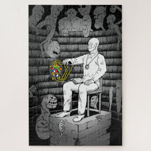 Cube Magic with Monsters Jigsaw Puzzle