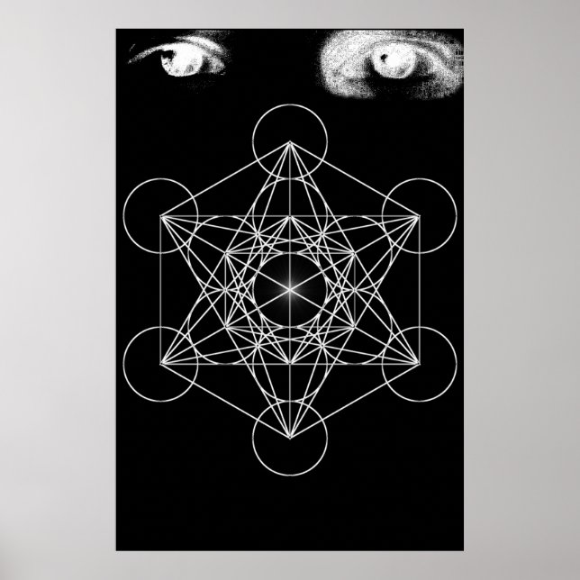"Cube of Metatron" Poster (Front)
