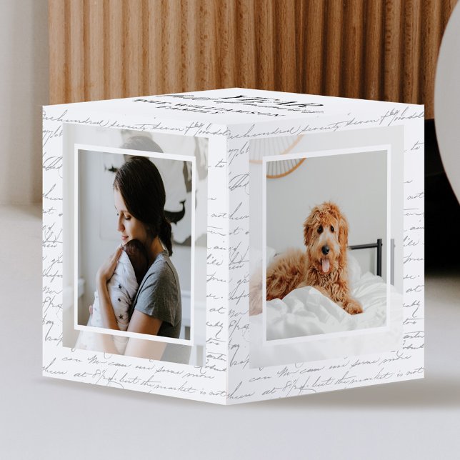 Cube Photo Année Plein de souvenirs Famille Photo souvenir (Créateur téléchargé)