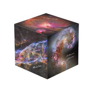 Cube Photo Astronomie & Whirpool Galaxy Spiral, Nebula Veil