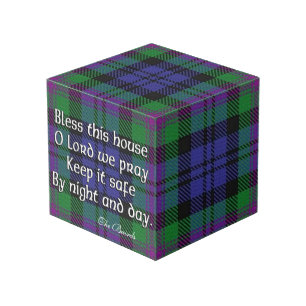 Cube Photo Bénédiction de Chambre de tartan de Baird de clan