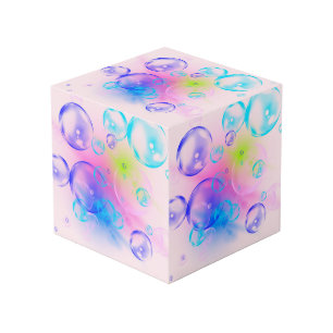 Cube Photo BUBBLES - Bulles Colorées Pour Enfants -