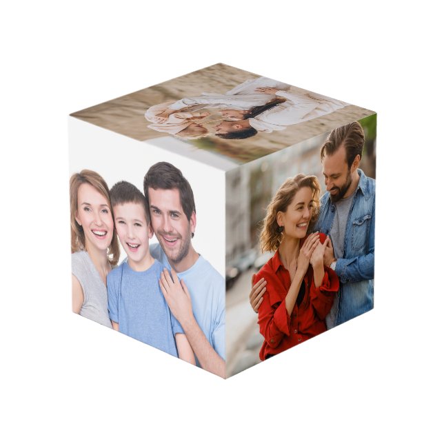 Cube Photo Cadeau Anniversaire Pour Petit Ami, Cadeau Mariage (Angle arrière)