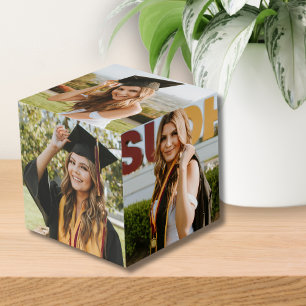 Cube Photo Cadeau de fin d'études personnalisé Photo de remis