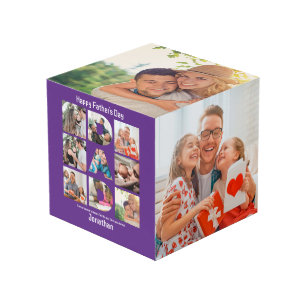 Cube Photo Cadeau personnalisé pour papa Fête des pères 13 Ph