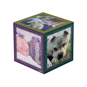 Cube photo - Cadres de couleurs riches - HAMbWG