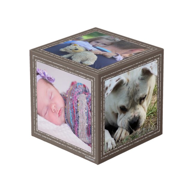 Cube Photo - Cadres Mocha - HAMbWG (Angle devant)