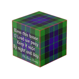 Cube Photo Clan Gunn Maison Tartan Bénédiction