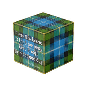Cube Photo Clan MacNeil Tartan House Bénédiction