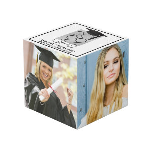 Cube Photo Classe de finissants modernes de photo Black Silve