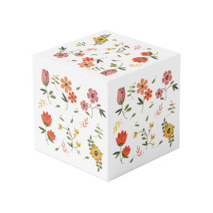 Cube Photo collection de fleurs