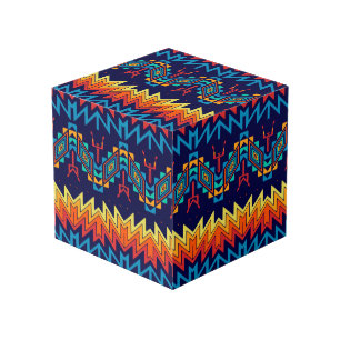 Cube Photo Conception tribale d'abrégé sur conception