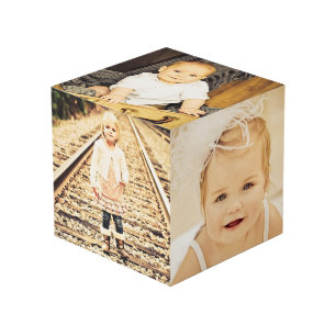 Cube Photo Côtés faits sur commande de photo de famille de