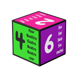 Cube Photo Couleurs et numéros