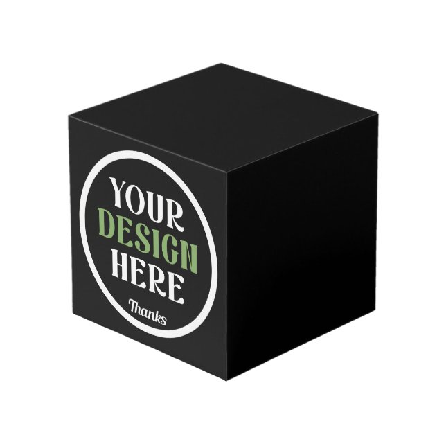 Cube Photo custom, unique, sleek & minimalist (Angle devant)