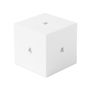Cube Photo Décor rouge orangé