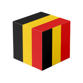 Cube Photo Drapeau de Belgique