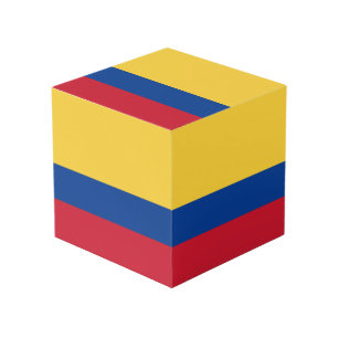 Cube Photo Drapeau de Colombie