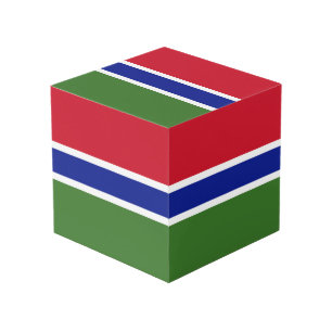Cube Photo Drapeau de Gambie