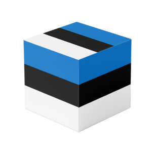 Cube Photo Drapeau de l'Estonie