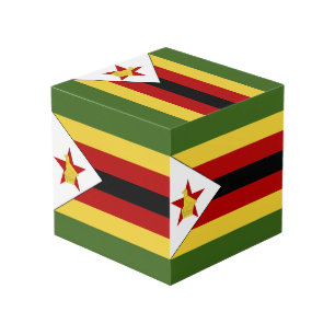 Cube Photo drapeau du Zimbabwe