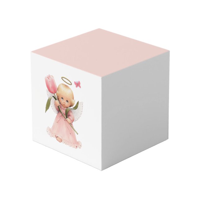 Cube Photo enfant ange (Angle devant)