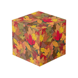 Cube Photo Feuilles d'automne colorées