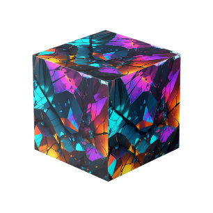 Cube Photo Formations de roches minérales brillantes