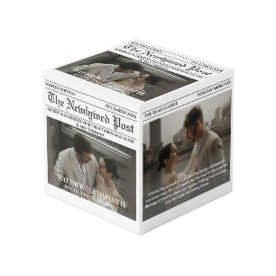 Cube Photo Journal Photo de joyeux et heureux mariage