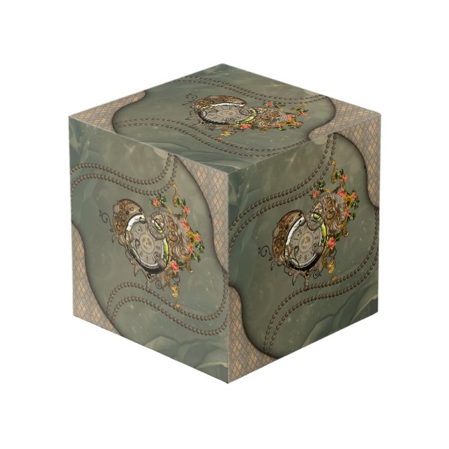 Cube Photo Merveilleuse horloge vapeur (Angle devant)