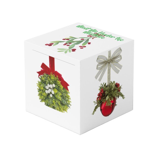 Cube Photo mistletoe (Angle devant)