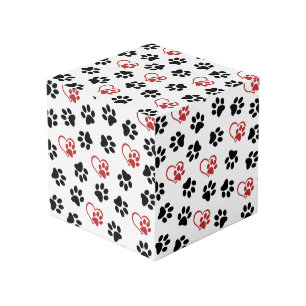 Cube Photo Motif De Pâtes, Pâtes Noires, Pâtes Rouges, Coeurs