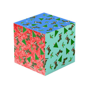 Cube Photo Motifs de Noël Conception de vacances
