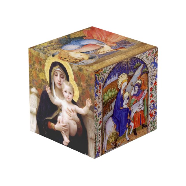 Cube Photo Nativité de Jésus dans les célèbres peintures (Angle arrière)