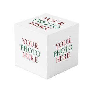 Cube Photo Noël multi personnalisé customisé de photo de