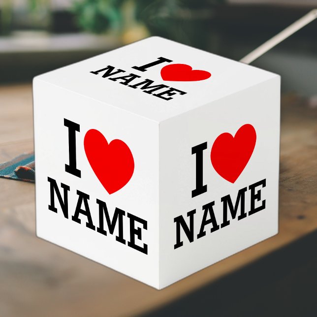 Cube Photo Nom du coeur (Créateur téléchargé)