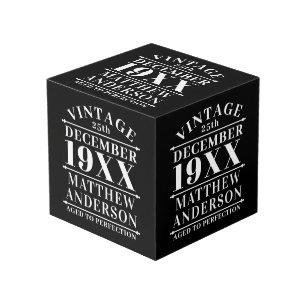 Cube Photo Personnalisé Vintage à la perfection