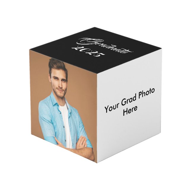 Cube photo personnalisée Grad (Angle devant)