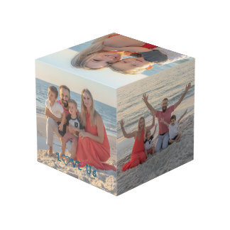 Cube Photo PERSONNALISER LA Photo De Famille "LOVE US"
